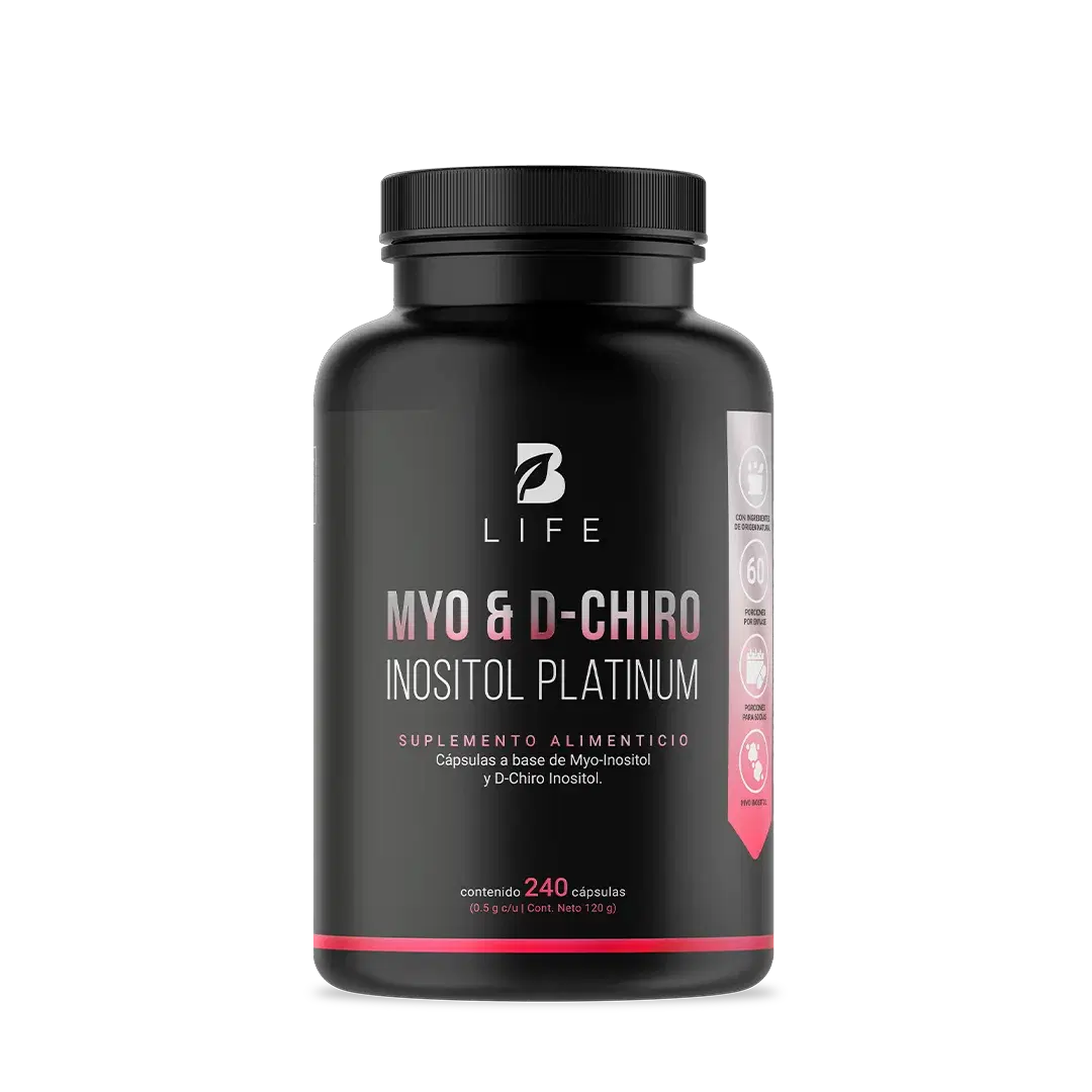Imagen de Myo & D-Chiro Inositol en cápsulas | Relación Ideal 40:1 de Alta Pureza | Fórmula Platinum | 2000 mg por porción