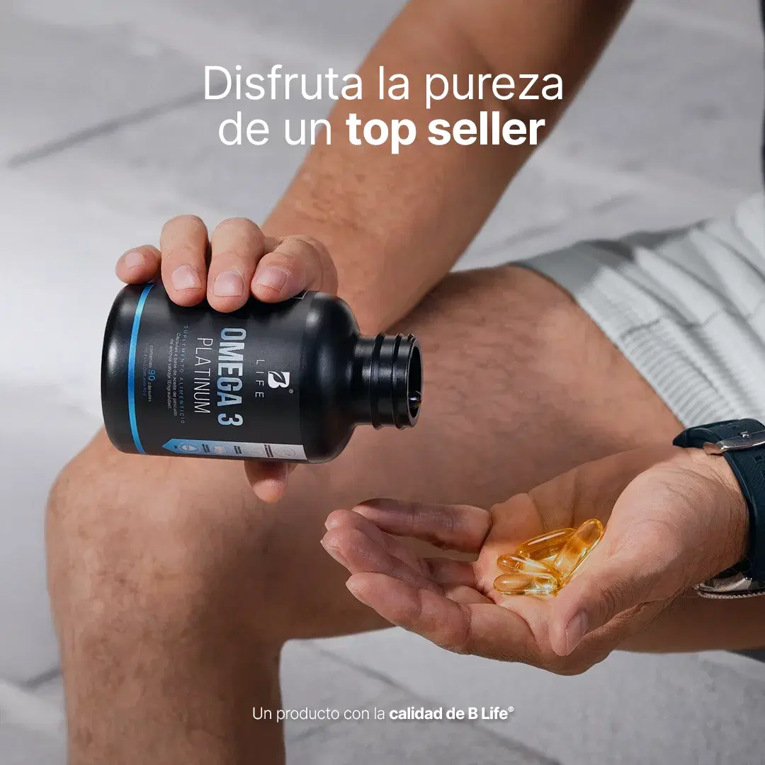 Imagen de Omega 3 Platinum | Anchoa Salvaje con EPA y DHA | sin Metales Pesados | 1000 mg por porción